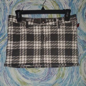 Tripp NYC Plaid Mini Skirt